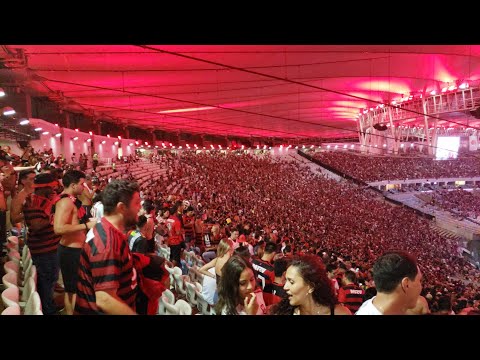"A Final no Maracanã - Flamengo 2 x 1 River" Barra: Nação 12 &bull; Club: Flamengo