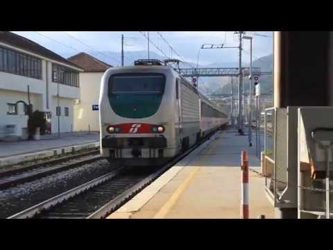 Arrivo a Fabriano dell'Intercity 534 proveniente da Roma Termini e diretto ad Ancona - 24/11/2017