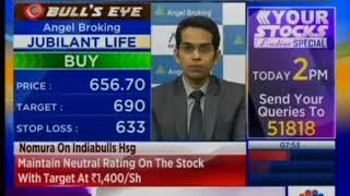 Buy Jubliant Life with a target of INR 690- Mr. Ruchit Jain, CNBC TV 18, 1st December