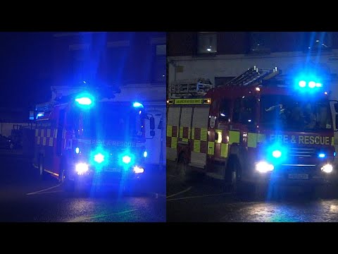 Blackburn Stinger And Pump Turnout - Lancashire Fire And Rescue Service