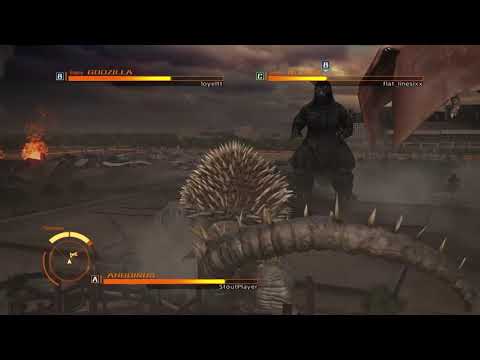 GODZILLA PS4 : Anguirus vs Godzilla vs Rodan