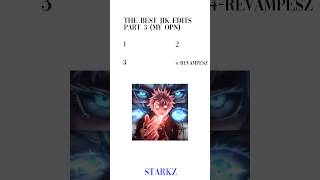 Ranking The BEST Jujutsu Kaisen Edits PART 3 #anime #jujutsukaisen #viral #trending