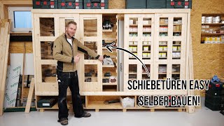 How to: Schiebetüren für den Schrank in der Holzwerkstatt easy selber bauen! Clemens der Zimmermann