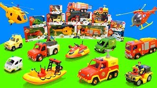 Feuerwehrmann Sam: Alle Feuerwehrautos der Pontypandy Feuerwehr | Spielzeug Unboxing Kinderfilm