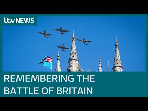 Flypast and small ceremony marks 80th anniversary of Battle of Britain | ITV News
