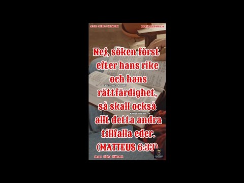 (Swedish - September 2022) Jesu Kristi ord ger liv (September 2022) Jesus Skina nätverk #jesusshines