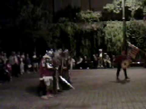 Duello medievale della fiera di San Giacomo 2013 Marzano Appio. Prima parte.