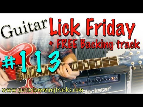 Guitar Lick Friday Week 113 - Blues Shuffle SRV (ish) style