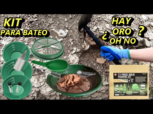 Vídeo relacionado con Kit de Bateo de Oro Herramientas Metálicas Portátiles Pequeñas