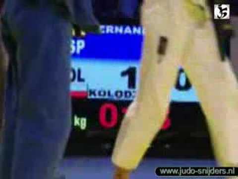 Judo EK 2008 Lissabon Kolodzej (POL) - Fernandez (ESP)