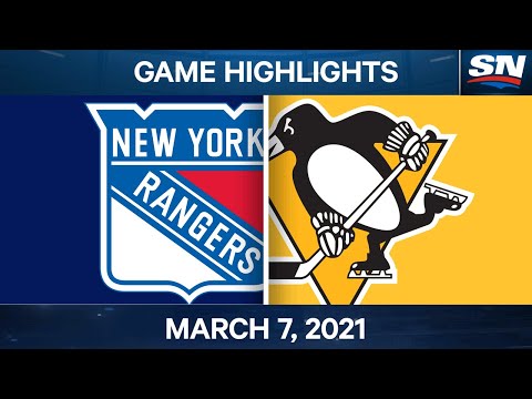 NHL Game Highlights | Rangers vs. Penguins - Mar. 7, 2021