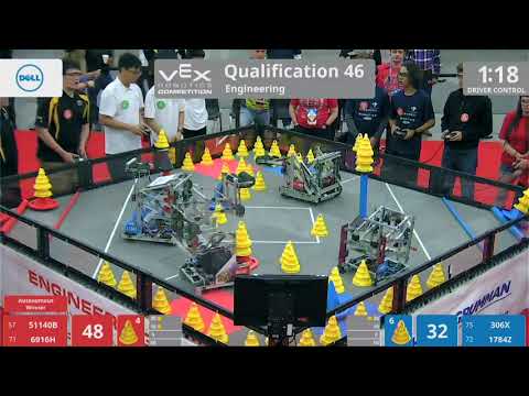 NCS Trojan Robotics VEX Worlds 2018 Q46 Engineering Division