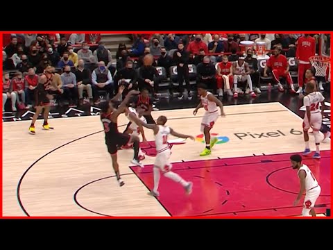 OG Anunoby TOUGH One Legged Shot over DeRozan | RAPTORS vs BULLS | Jan 26, 2022 | 21-22 NBA Season