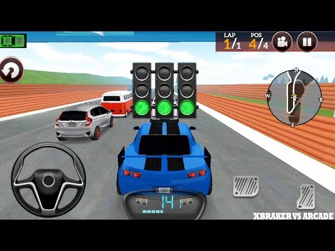 Drive for Speed Simulator: Blue Camaron Car Driving Race Mode Missions 1 to 6 - Android GamePlay 3D