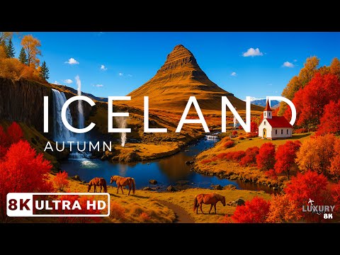 Autumn in Iceland 8K UHD 🍁 A Journey through the Most Beautiful Nordic Landscapes
