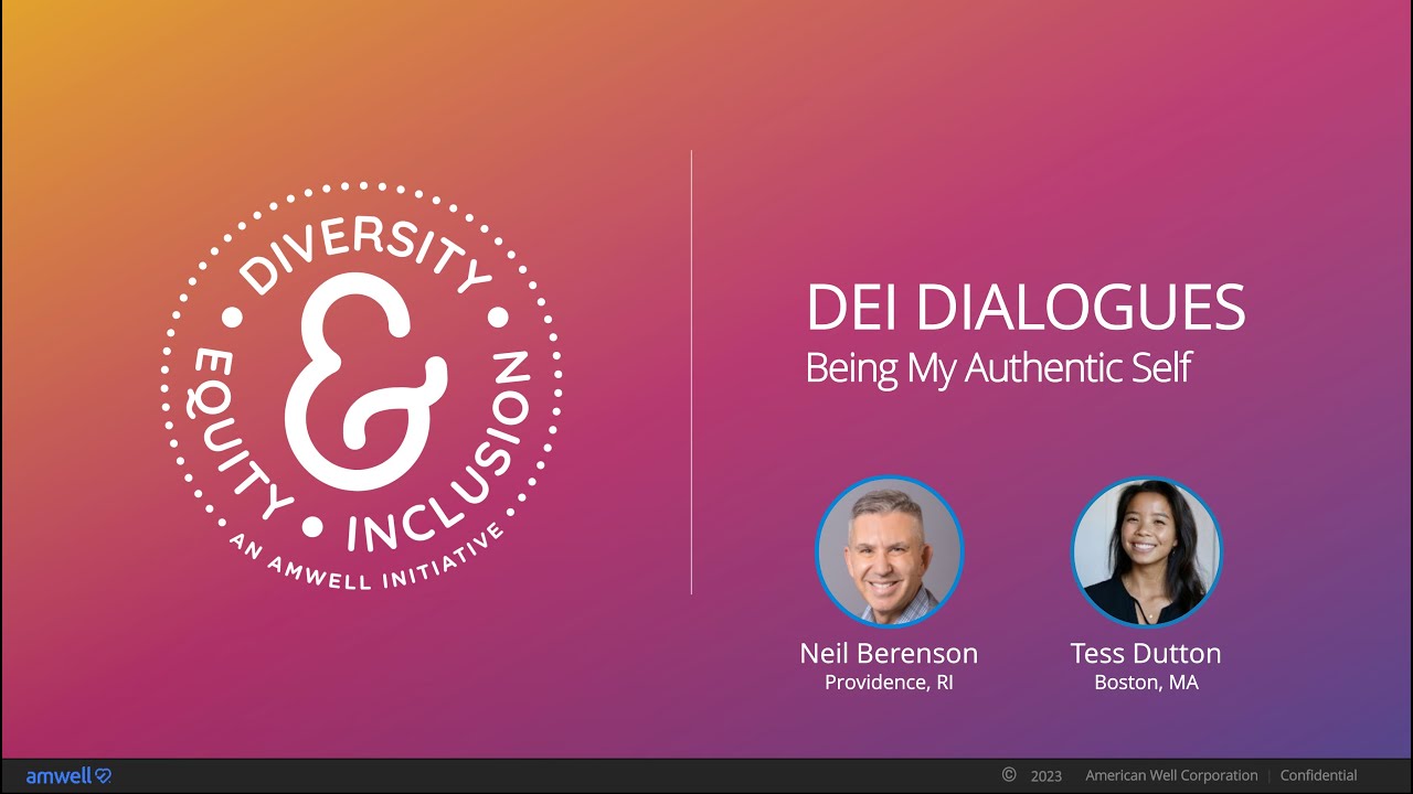 DEI Dialogues: Being My Authentic Self - YouTube