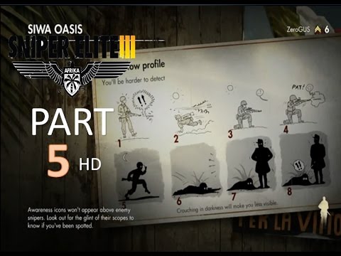 Sniper Elite 3 - Walkthrough Part 5 [HD] - Let's Play (Xbox 360/PS3/PC)