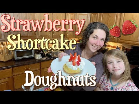 #127 Strawberry Shortcake Doughnuts! AMAZINGLY fresh and light, perfect for SPRING!