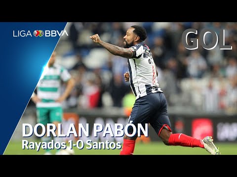 Gol de D. Pabón | Monterrey 1 - 0 Santos | Liga BBVA MX - Cuartos de Final