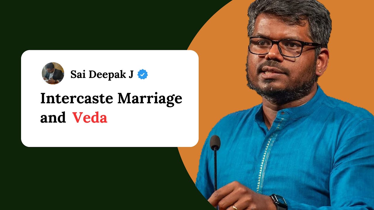 J Sai Deepak speech on Intercaste Marriage