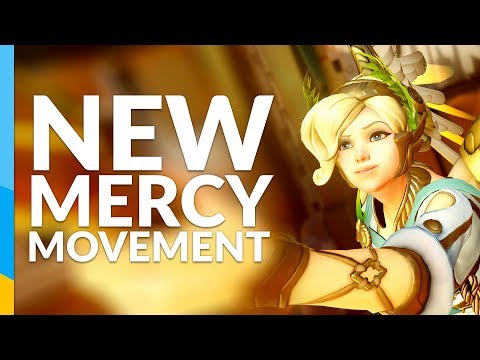Mercy Bunny hop + Movement Mechanics HOW TO | Overwatch