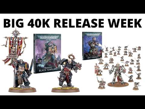 MASSIVE 40K Release Week- Double Codex Release, Tyranids, Templars, Grey Knights, Space Wolves Boxes