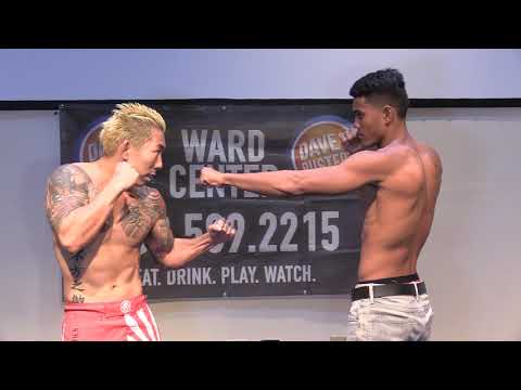 X1 #55 Weigh ins - Kaylan Gorospe vs Jared Iha