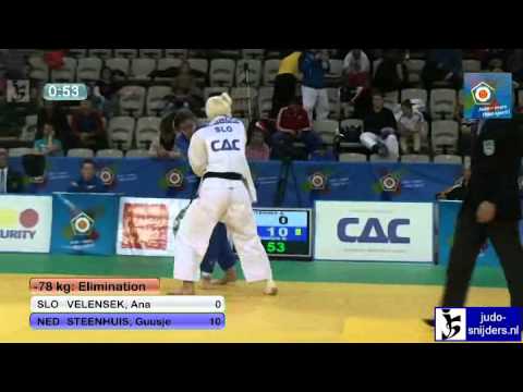 Ana Velensek (SLO) - Guusje Steenhuis (NED) [-78kg]