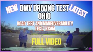 DMV DRIVING TEST -ROAD AND MANEUVERABILITY EXAM FULL VIDEO BUTLER TECH OHIO