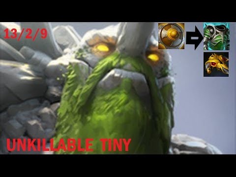 Tiny (Position 4) - Buckler (Starting Item) to Assault Cuirass Build. Dota 2