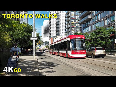 Downtown Toronto Walk - Carlton St, Regent Park & Shuter St on June 18 [4K]