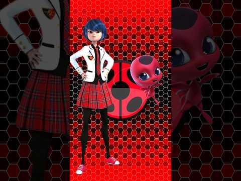 #miraculous characters wearing ladybug miraculous // #shorts #viral #tiktok #trending