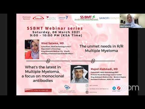 SSBMT Webinar Series - 06 March 2021