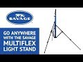 Go Anywhere with the Savage MultiFlex Light Stand