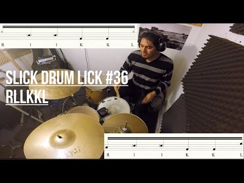 Slick Drum Lick #36 - Six Stroke Roll Variation - RllKKL