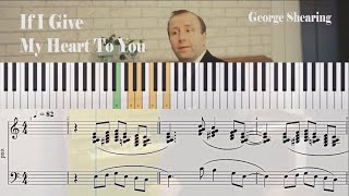 If I Give My Heart To You - George Shearing | Piano Sheet Music