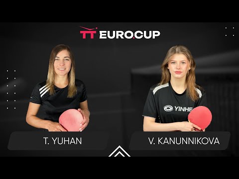 09:55 Tetiana Yuhan - Vasylysa Kanunnikova 04.02.2024 TT Euro.Cup Women Ukraine Master. TABLE 3