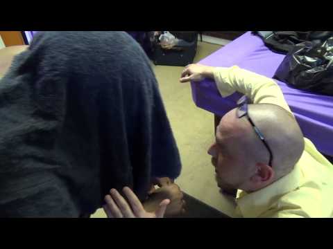 RODNEY RUSH attempts to calm down a defeated KONGO KONG