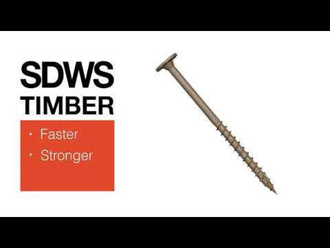 How Does the Strong-Drive® SDWS Timber Screw Compare to a Traditional Lag Bolt Screw?