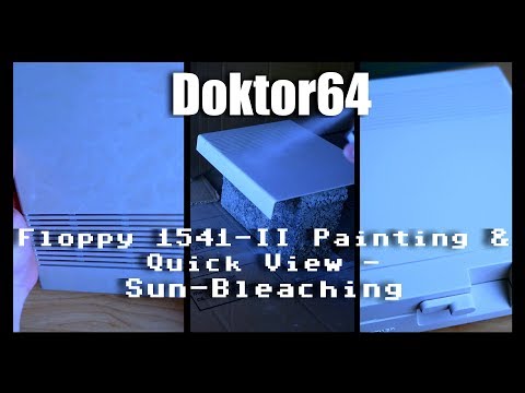 Doc64 #15 | Commodore C64 | Floppy 1541-II Painting & quick look at Sun-Bleaching
