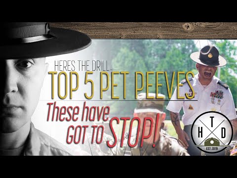 Here's The Drill - Top 5 Pet Peeves