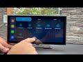 LCD monitor 10,26" - Apple CarPlay / Android auto / Bluetooth / USB / micro SD / kamerový vstup - Video Youtube