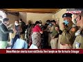 Union Minister Simrita Irani VisitShrika Devi Temple On Her Arrival In Srinagar