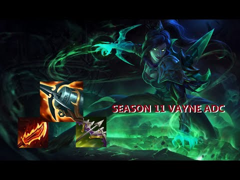 SEASON 11 VAYNE ADC! RAGEBLADE KRAKEN SLAYER TRUE DAMAGE EVERY AUTO!