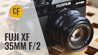 Video thumbnail for Fuji XF 35mm f/2 R WR lens review with samples by Christopher Frost