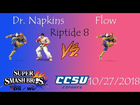 Riptide 8 CCSU Smash 4 - Dr. Napkins (Captain Falcon, Ryu) vs Flow (Captain Falcon)
