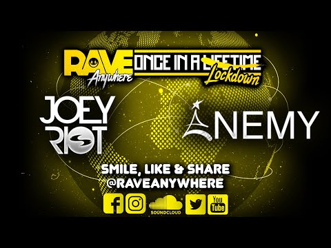 Joey Riot & MC Enemy LIVE on Rave Anywhere Once In A Lockdown