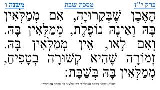 מסכת שבת פרק י"ז משנה ו