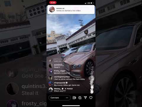 Lil Bibby buys 200K bently off the lot