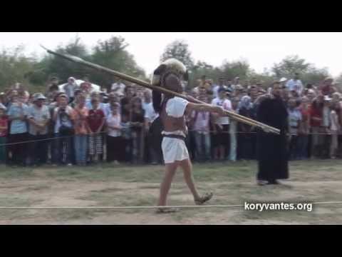 Sarissa pike Demonstration in BIGA 2014 / Turkey